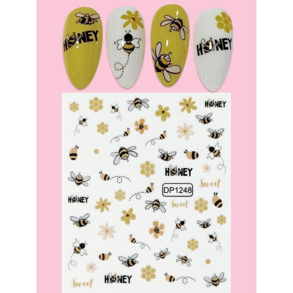 Honey Bee Nail Art Decals